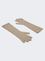 Cashmere gloves - Beige