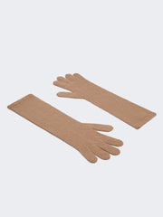 Cashmere gloves - Camel