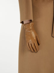 Nappa leather gloves - Tobacco