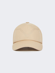 Gabardine water-repellent baseball cap - Sand