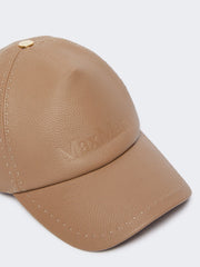 Leather baseball cap - Mud
