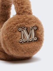 Teddy fabric earmuffs - Camel