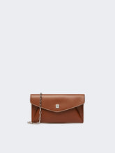 Leather envelope wallet - Amber brown