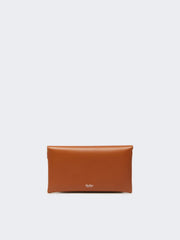 Leather envelope wallet - Rust