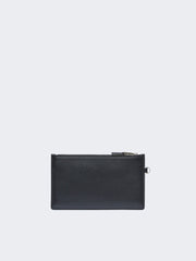 Wrist-strap leather pouch - Black