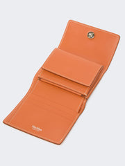 Leather purse - Tangerine