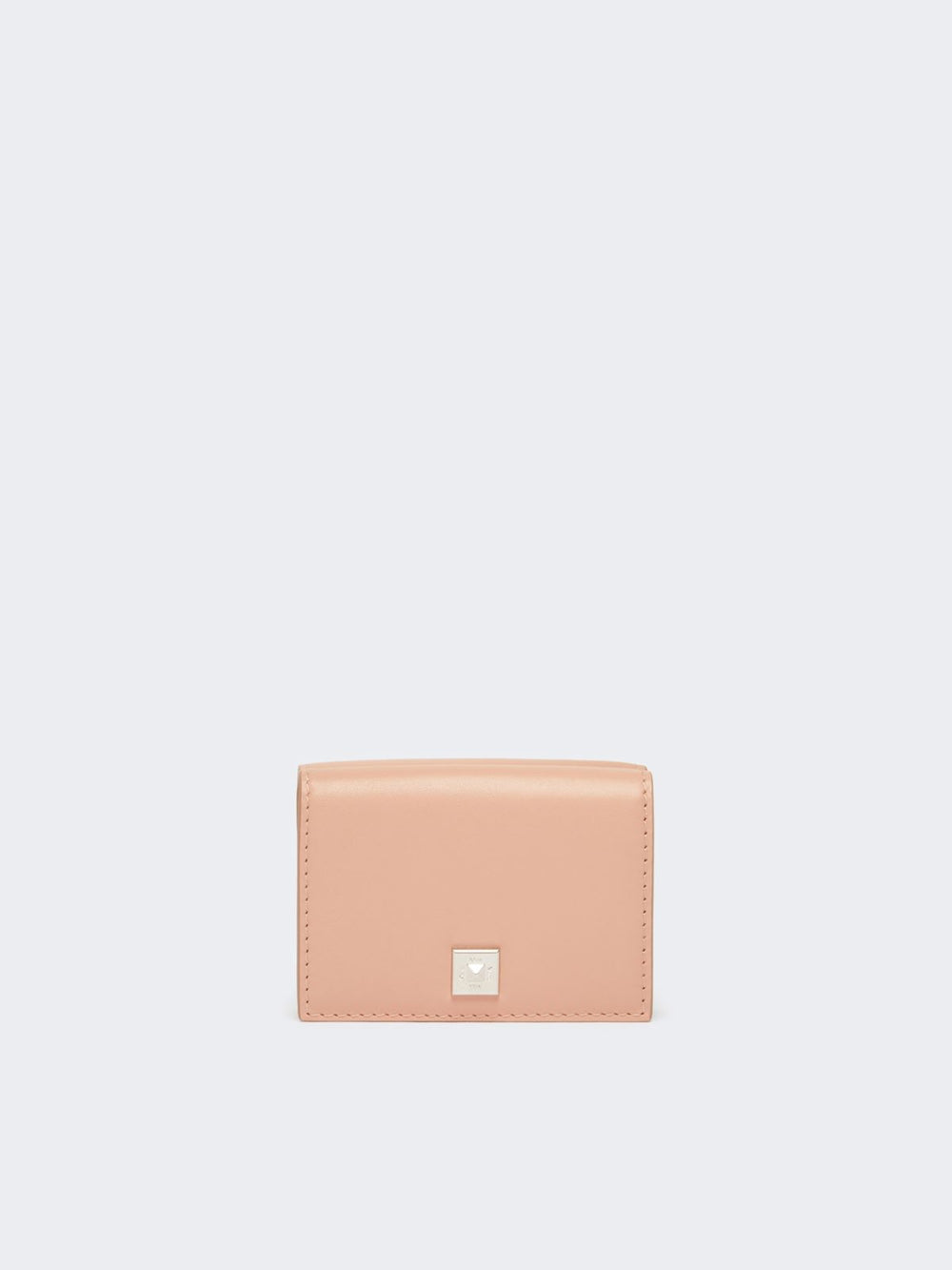 Leather tri-fold purse - Pink