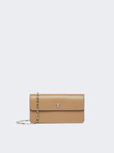 Leather phone pouch - Mud