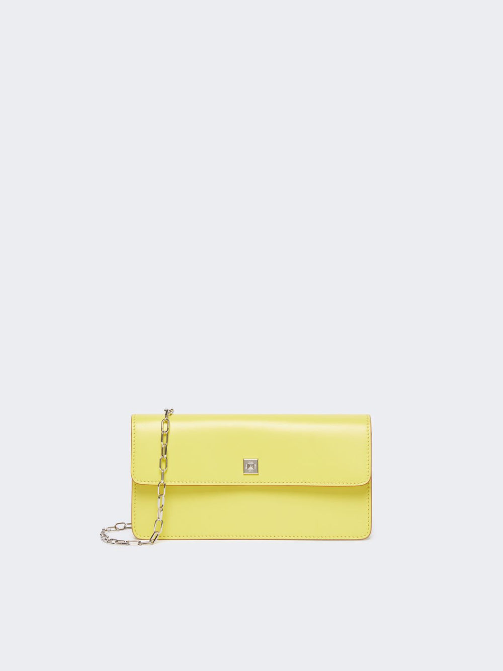 Leather phone pouch - Yellow