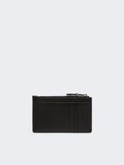 Leather card holder - Black