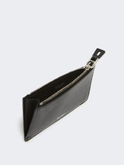 Leather card holder - Black
