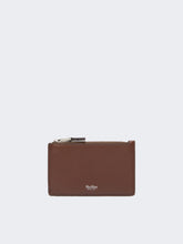 Leather card holder - Cocoa