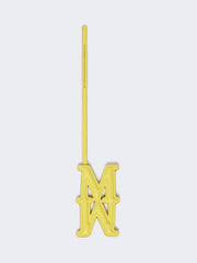 Leather Monogram charm - Yellow