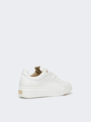 Leather sneakers - Optical white