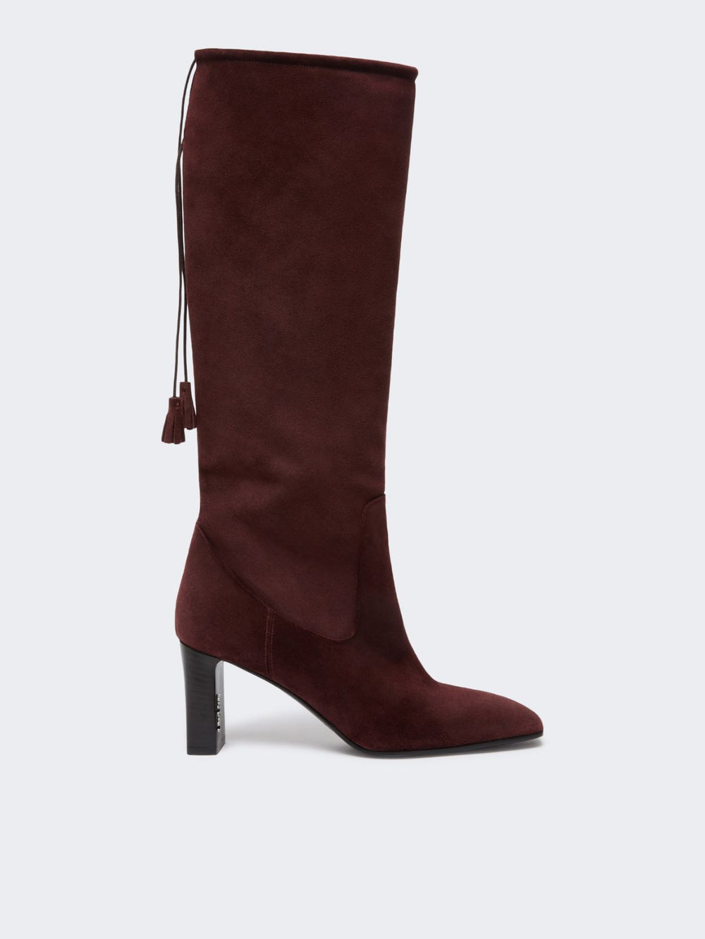 Soft suede boots - Bordeaux