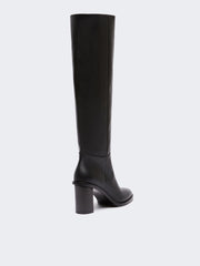 Leather boots - Black