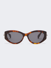 Oval sunglasses - Tawny bronze brown