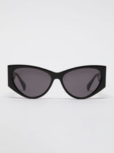 Soft cat-eye sunglasses - Black