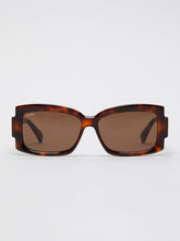 Square sunglasses - Tawny bronze brown
