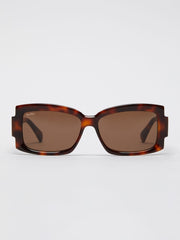 Square sunglasses - Tawny bronze brown