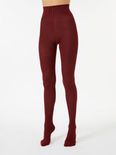 Cotton tights - Bordeaux