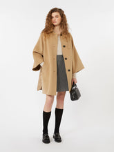 Chevron wool skirt - Dark grey