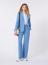 Woollen cloth palazzo trousers - Light blue