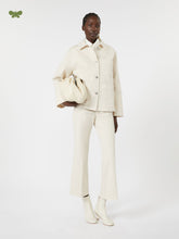 Cotton bull denim jeans - Ivory