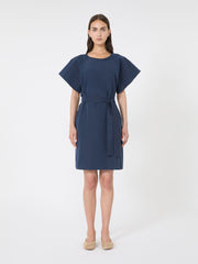 Short taffeta dress - Navy