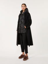 Gilet in water-repellent tech fabric - Black