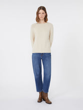 Alpaca and cotton sweater - Ivory