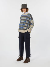 Wool tweed jumper - Ecru