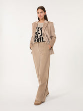 Alpaca and wool jumper - Sand