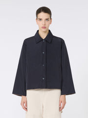 Reversible taffeta jacket - Navy