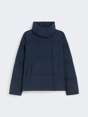 Short jacket in water-repellent fabric - Navy