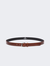 Leather belt - Dark bown