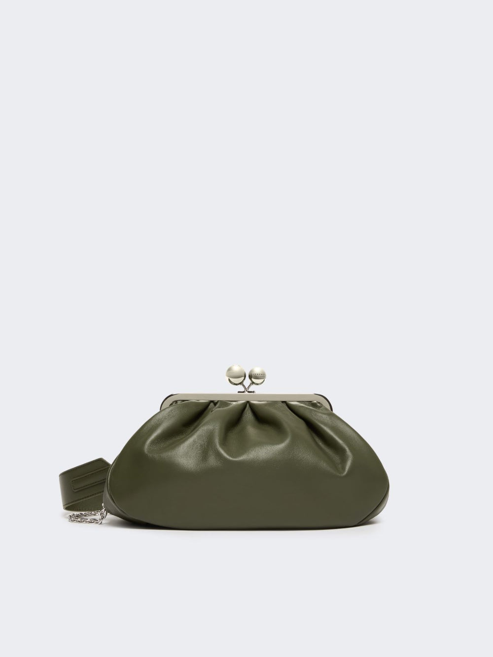 Medium sheepskin Pasticcino Bag - Dark green