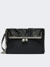 Shiny Nappa leather envelope Pasticcino Bag - Ultramarine