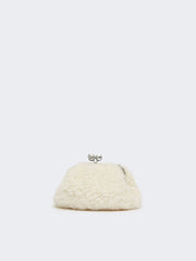 Small Pasticcino Bag with a soft texture - Ivory