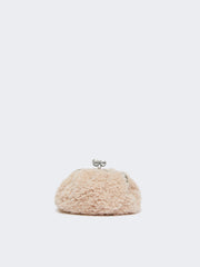 Small Pasticcino Bag with a soft texture - Pink