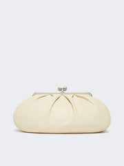 Large sheepskin Pasticcino Bag - Ivory
