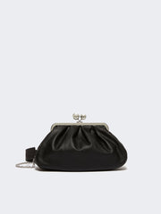 Medium sheepskin Pasticcino Bag - Black