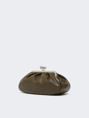 Medium sheepskin Pasticcino Bag - Kaki
