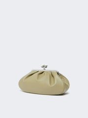 Medium sheepskin Pasticcino Bag - Sage green