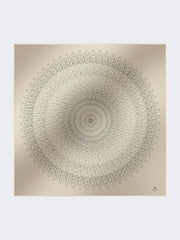 Wool and silk stole - Dark grey