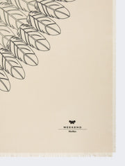 Wool and silk stole - Dark grey