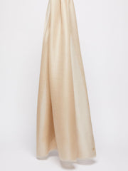 Cashmere and silk stole - Beige