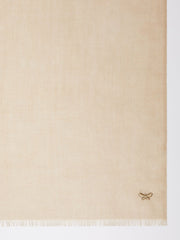 Cashmere and silk stole - Beige