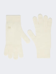 Cashmere gloves - Optical white