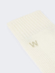 Cashmere gloves - Optical white